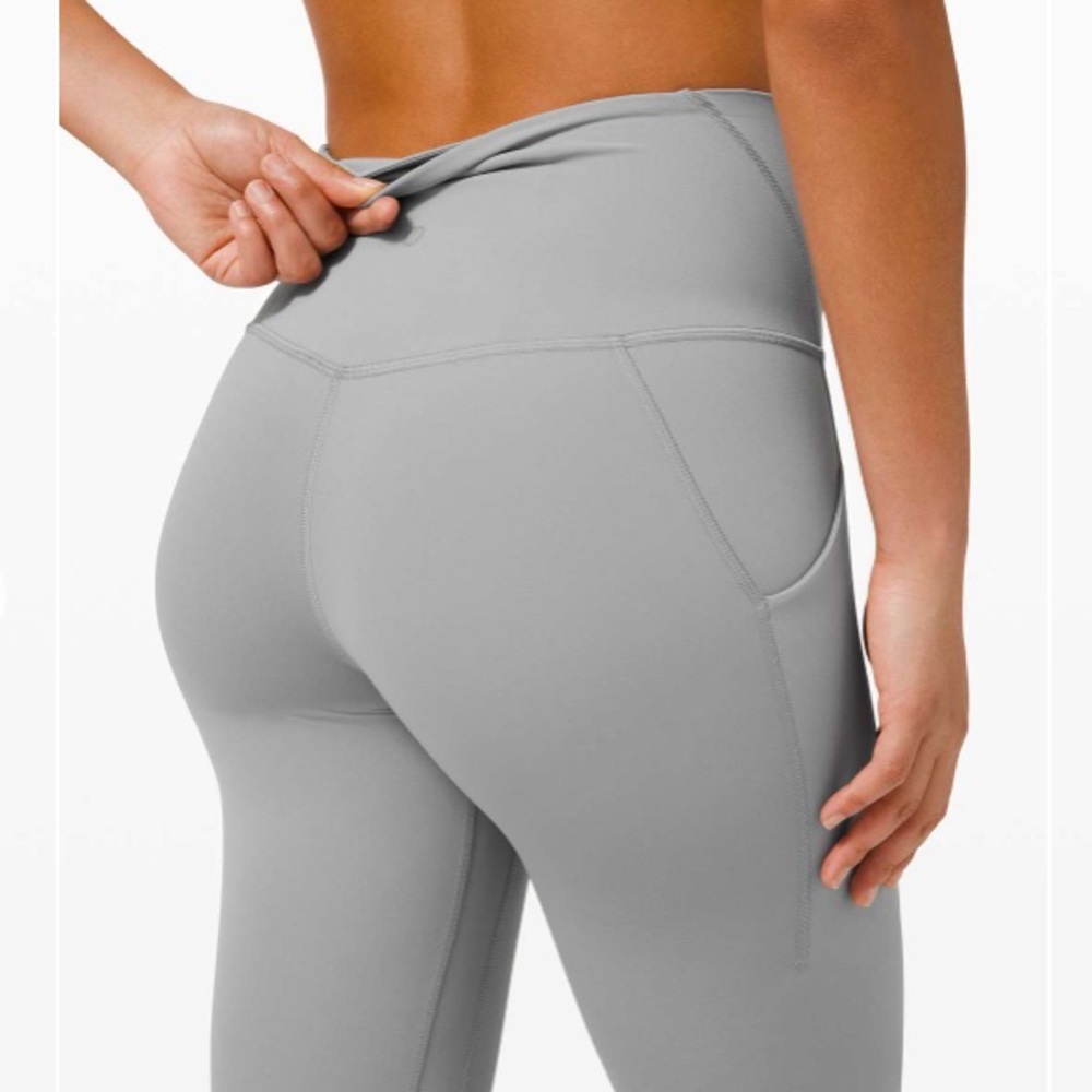 Lululemon Align Pockets 23” Rhino Grey 4 - Picture 3 of 9